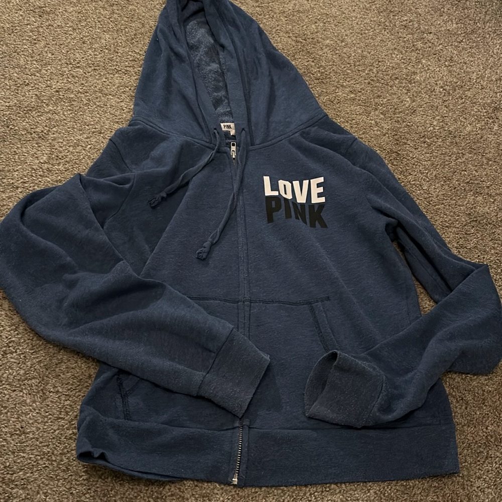 VS PINK zip up hoodie
